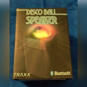 New TikTox Traxx Portable Bluetooth Wireless RGB LED Disco Ball Rechargeable